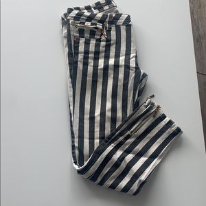 Size 5 black and white jeans